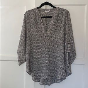 Lush Patterned Tunic Top